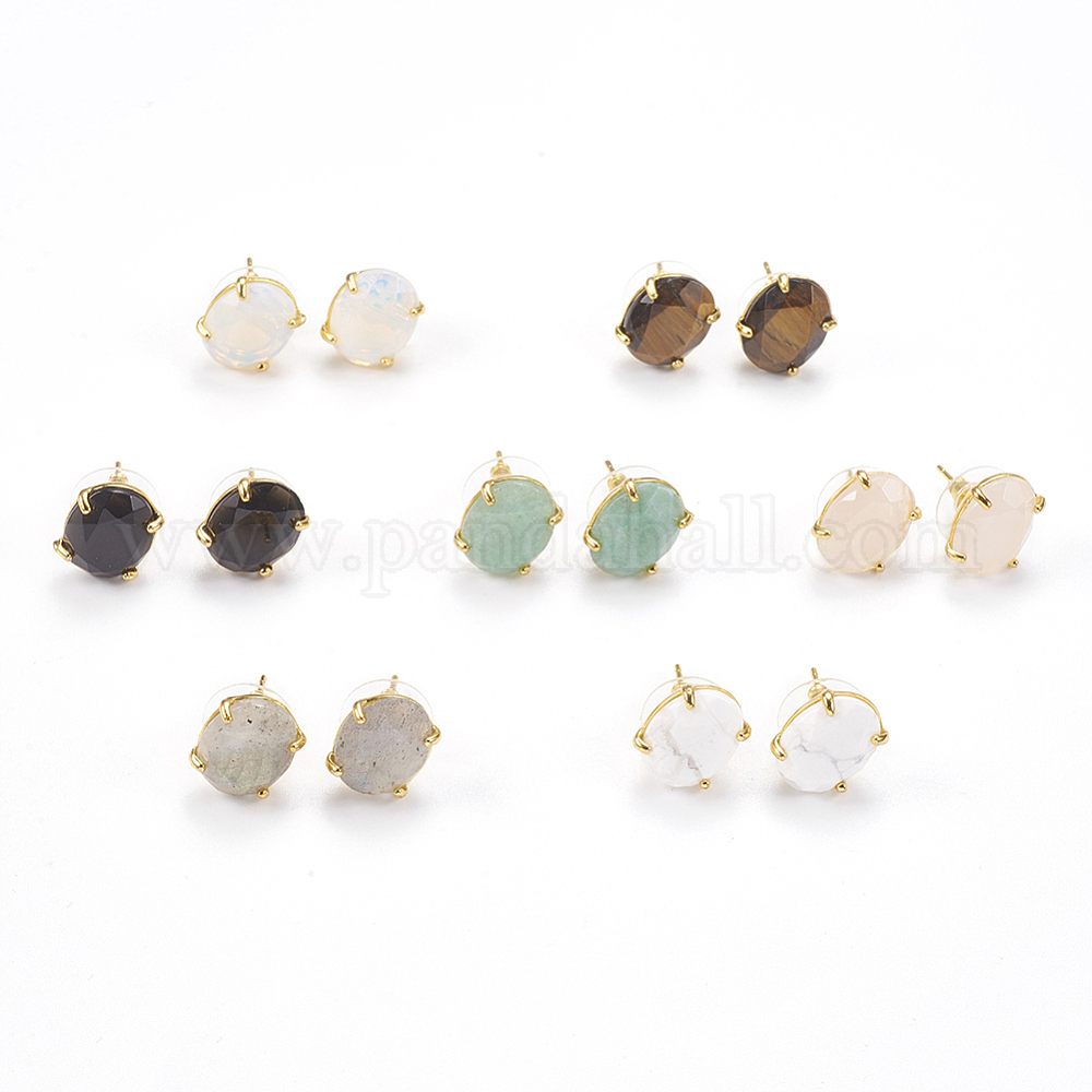 Wholesale Natural & Synthetic Gemstone Stud Earrings