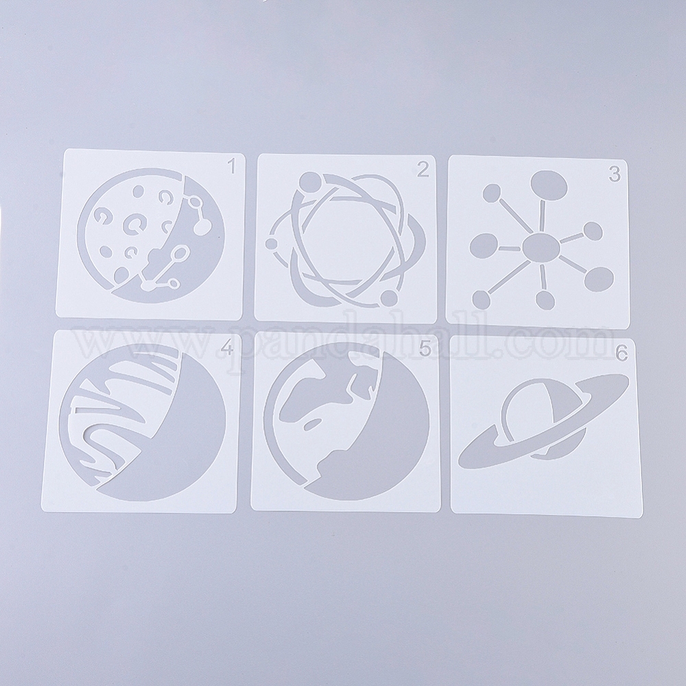 64 Pochoirs De Peinture D'Halloween, 7.6cm Pochoirs De De