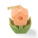 Bougies sans fumée d'aromathérapie en forme de fleur DIY-C001-02D-1