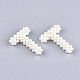 Perline lavorate a mano in plastica imitazione perla FIND-T039-18-T-3