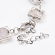 Bracelets de perles de pierres précieuses naturelles BJEW-JB03680-3