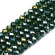 Electroplate Glass Beads Strands EGLA-A034-T4mm-B28-4
