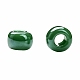TOHOラウンドシードビーズ  日本製シードビーズ  （130d）不透明な光沢の濃い緑色  11/0  2.2mm  穴：0.8mm  約1103個/10g X-SEED-TR11-0130D-4