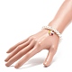 12 pièces 12 style abs plastique perle ronde perlée bracelets extensibles ensemble BJEW-JB08961-4