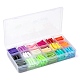180pcs 18 Farben undurchsichtige Acrylperlen X1-MACR-LS0001-05B-7