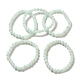 Natürliches Jade Perlen Armband aus Stretch BJEW-P209-26-6mm-2