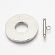 304 Stainless Steel Toggle Clasps STAS-T037-05C-2