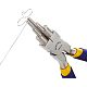 Benecreat Drahtschleifen-Werkzeugset mit 2 Stück Drahtschlaufendorn und 2 Stück 6-in-1-Bügelzange zum Umwickeln von Schmuckdraht und Biegering PT-BC0001-44-7