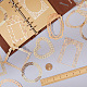 Gorgecraft 6 Sets 6 Styles Hollow Scrapbook Paper Pads SCRA-GF0001-07-3