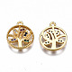 Brass Micro Pave Cubic Zirconia Charms KK-Q277-075-NF-3