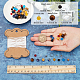 Sunnyclue kit de fabrication de bracelet chakra de pierres précieuses bricolage DIY-SC0020-11B-3