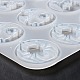 Stampi in silicone per ciondoli rotondi piatti fai da te di halloween DIY-F134-01-5