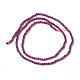 Perles de corindon rouge naturel / rubis X-G-F596-11-2mm-2