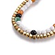 Natural Howlite Beads Multi-Strand Bracelets BJEW-JB04120-03-2