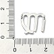 Pendentifs de placage en laiton KK-Q810-04G-P-3
