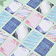 Pandahall elite 120pcs 6 estilos tarjetas de exhibición de papel CDIS-PH0001-53-4