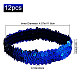 Gorgecraft 12pcs fil et bandeaux élastiques en caoutchouc OHAR-GF0001-10B-2