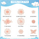 NBEADS 20 Pcs Flower Embroidery Patch DIY-NB0007-72-2
