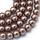 Chapelets de perles rondes en verre peint HY-Q003-14mm-78-1