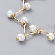Perle de verre des colliers en perles de foulard NJEW-JN02530-2
