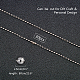Unicraftale circa 30 pz 60 cm catene a sfera in acciaio inossidabile catena di perline che fa collana di perline catena per uomo donna catena di gioielli fai da te IFIN-UN0001-01-5
