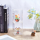 Vitrine für Minifiguren aus Acryl&nbsp;DJEW-WH0816-003-4
