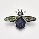 Broches/pendentifs en lapis lazuli naturel G-S353-08D-2