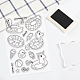 GLOBLELAND Summer Clear Stamps Animal Swimming Ring Silicone Clear Stamp Seals for Cards Making DIY Scrapbooking Photo Journal Album Decoration DIY-WH0167-56-679-3