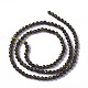 Chapelets de perles en obsidienne dorée naturelle G-F596-17-4mm-2