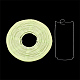 ペーパーランタン紙提灯  鉄パーツ  ラウンド  ライトゴールデンロッドイエロー  20cm AJEW-S070-01B-14-2