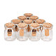 BENECREAT 10 Pack Glass Wedding Party Favor Jars with Cork Lids CON-BC0004-69-1
