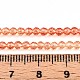 Прозрачный градиент цвета стеклянные бусины пряди GLAA-H021-01B-30-5
