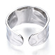 304 anello per polsino aperto da donna in acciaio inossidabile RJEW-N040-09-3