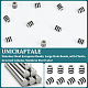 Unicraftale 10pcs 304 perles européennes en acier inoxydable STAS-UN0050-29-5