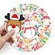 100Pcs Christmas PVC Self Adhesive Stickers XMAS-PW0001-192-4
