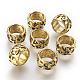 Rondelle perles en alliage de style tibétain X-GLF10982Y-NF-1