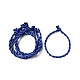 Fabricación de brazaletes de nailon con cordón de satén AJEW-JB00019-09-4