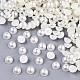 10000pcs cabujones de imitación de perlas de plástico abs SACR-S738-4mm-Z24-1