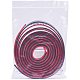 PandaHall Elite 2 Rolls Cowhide Leather Cord Jewelry Crafts Leather Strips WL-PH0004-04-8
