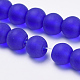 Transparent Glass Beads Strands GLAA-Q064-10-10mm-3