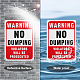 Globleland UV Protected & Waterproof Aluminum Warning Signs AJEW-GL0001-05A-13-5
