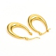 Brass Hoop Earrings EJEW-F250-02-G-3