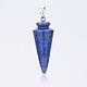 Natural Lapis Lazuli Pendants X-G-P236-05-2