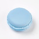 Portable Candy Color Mini Cute Macarons Jewelry Ring/Necklace Carrying Case CON-WH0038-A02-1