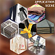 Pandahall Elite 4 Styles flache Bandbänder aus Baumwolltwill OCOR-PH0002-52-6