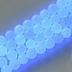 Fili sintetici perline di pietra luminosa G-T129-12B-3