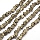 Natural Pyrite Nuggets Beads Strands G-I125-91-1