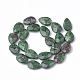 Natural Ruby in Zoisite Beads Strands G-S292-20-2
