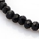 Perlas de cristal rondelle estiran pulseras BJEW-F074-01-2