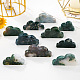 天然苔瑪瑙ディスプレイ装飾  ホームオフィスデスク用  雲  20~35x40~70mm G-PW0004-05-2